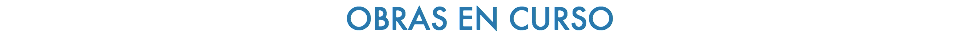 Obras en curso 